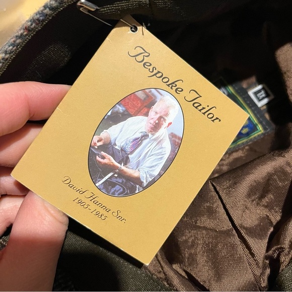 Hanna Hats NWT Donegal Ireland Wool Patchwork Newsboy Size XL - Picture 8 of 10